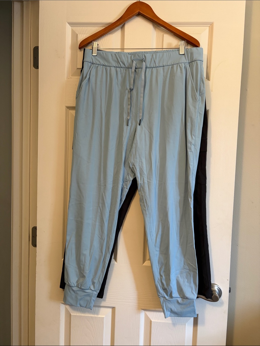 2 pairs of pants Light Blue Jogger & Black Cargo Pants
